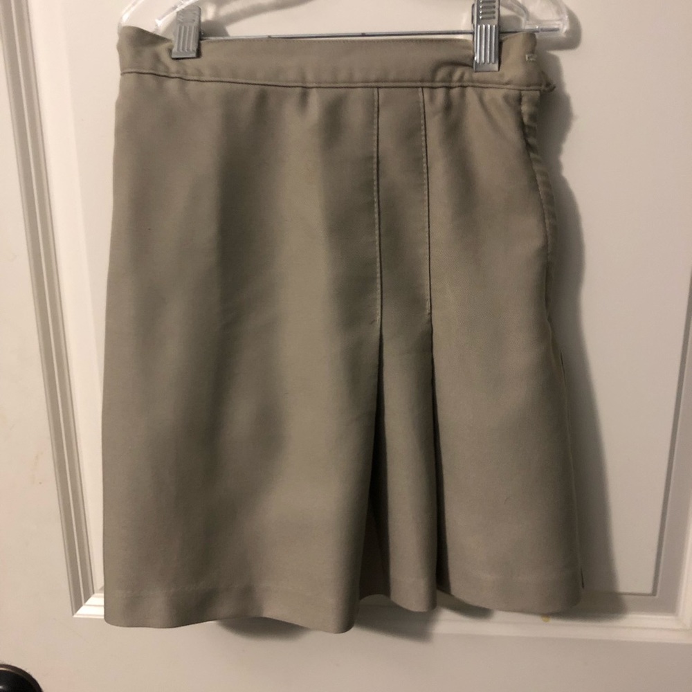 Parker Uniforms khaki skirt